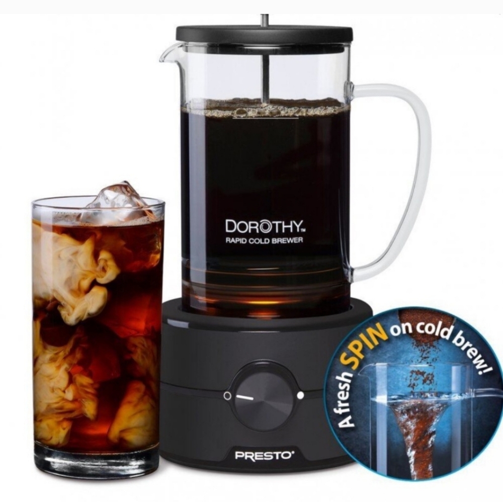 NWT Presto Dorothy Rapid Cold Brew Coffee Maker Easy to Use & Clean